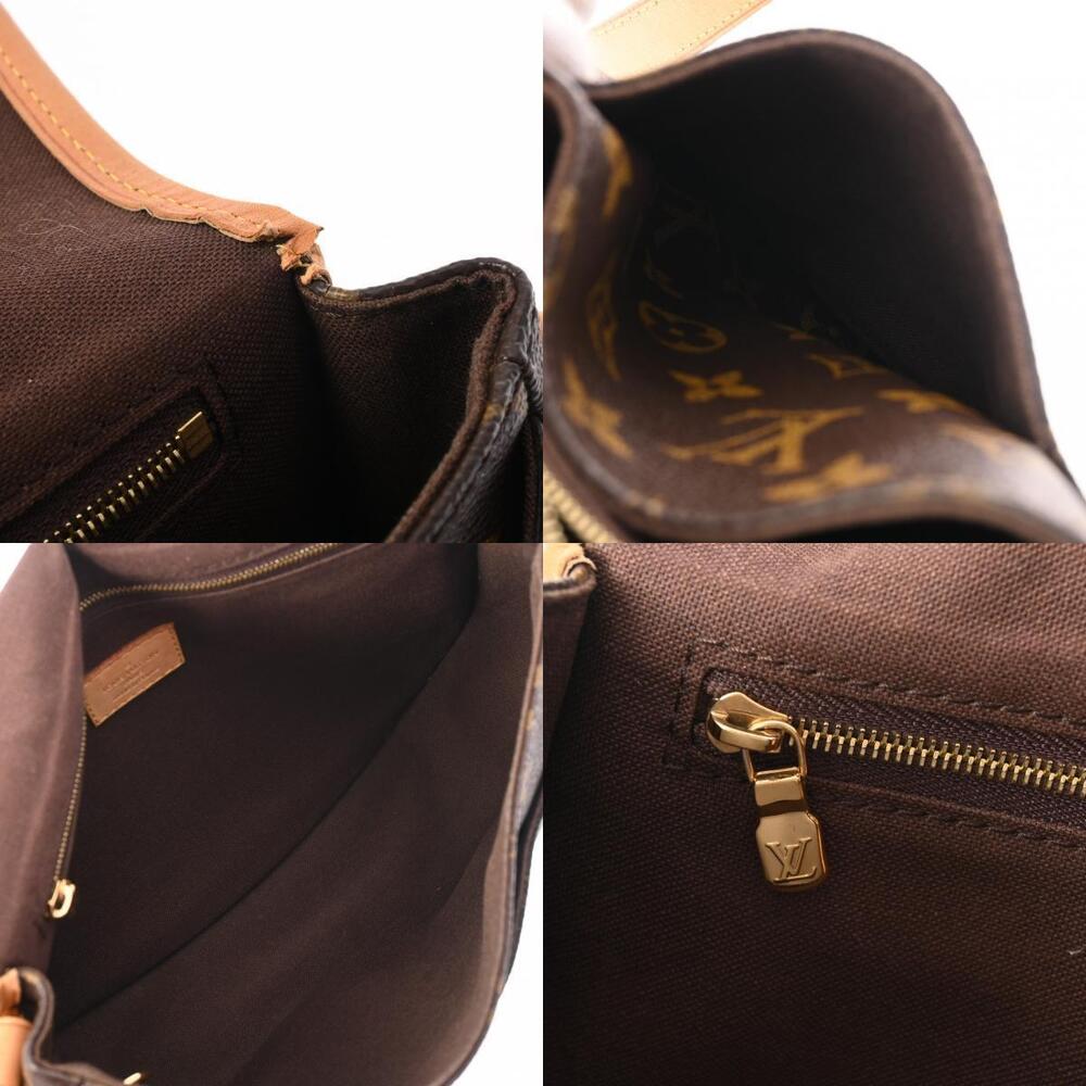 Louis Vuitton Canvas Shoulder Brown Monogram Menilmontant Bag - Picture 11 of 11
